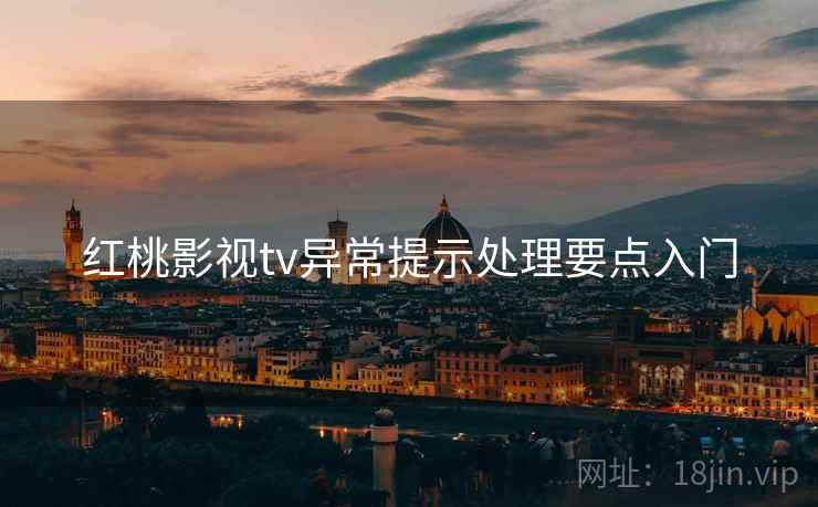 红桃影视tv异常提示处理要点入门