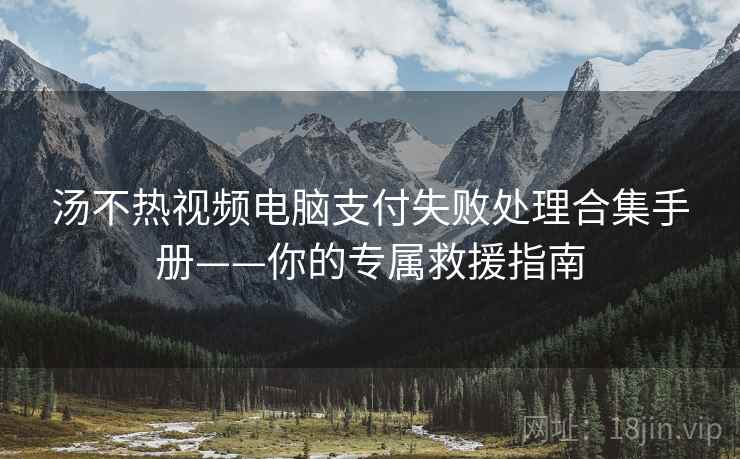 汤不热视频电脑支付失败处理合集手册——你的专属救援指南